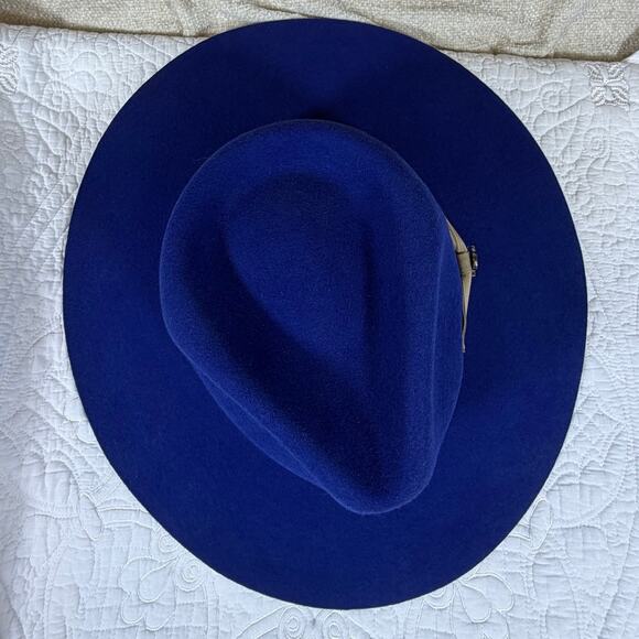 Charlie 1 Horse Women\'s Blue NWT Highway Wool Felt Western Cowboy Hat Ranch Wear main image 4